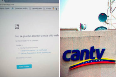 ¡CUÁNDO NO! Cantv informó sobre fallas del servicio en varios estados del occidente del país (+Detalles)