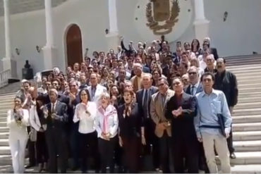 ¡OYE, NICO!  Al grito de «fuera Maduro» diputados y dirigentes opositores ratificaron su sentido de lucha a un año del plebiscito (+Videos)