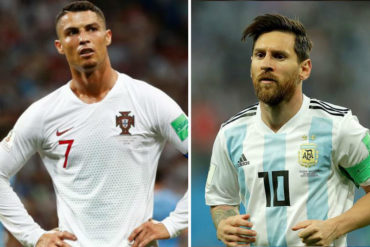 ¡INCREÍBLE! Messi y Ronaldo, los dos mejores jugadores del planeta se quedaron fuera del Mundial