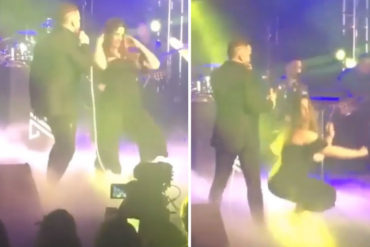 ¡QUÉ SENSUAL! La esposa de Nacho sorprendió a todos con sexy baile moviendo las caderas en el escenario (+Video)