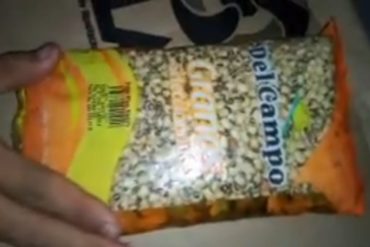 ¡MOSCA CON ESTO! Frijoles de las cajas CLAP en Maracaibo llegaron llenos de gorgojos (+Video que te hará vomitar)