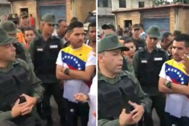 ¡SE PASÓ! La reacción de un comandante de la GNB ante reclamos por guisos con los CLAP en Delta Amacuro (+Videos)