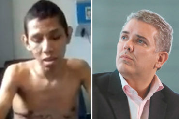 ¡MUY DURO! Venezolano contaminado con tres bacterias suplica ayuda a Iván Duque: “No quiero regresar a mi país y morirme” (+Video sensible)