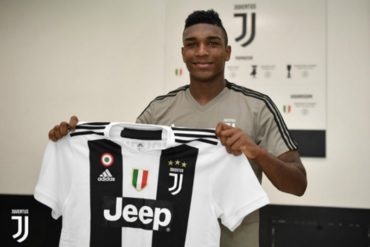 ¡QUÉ ORGULLO! El venezolano Christian Makoun firmó con la Juventus de Turín para las próximas cuatro temporadas