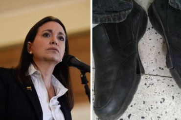 ¡NO SE LO PIERDA! “Gracias, gracias por resistir”, el conmovedor mensaje de María Corina a profesor de los zapatos desgastados