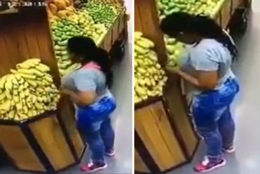 ¡QUÉ PENA! Mujeres fueron pilladas robando galletas en supermercado en Carabobo (+video bochornoso)