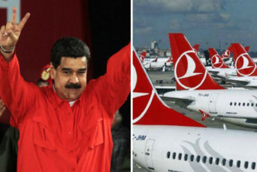 ¡ESTÁ CELEBRANDO! Turkish Airlines establecerá una base de operaciones en el país, según Maduro