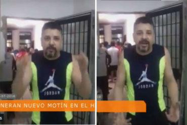 ¡ATENCIÓN! Polichacao desde El Helicoide: No vamos a negociar, si hay una masacre hacemos responsable al gobierno (+Video)