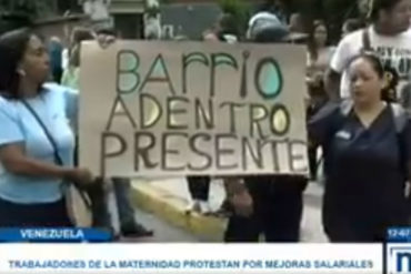 ¡MÍRELOS! Así fue como trabajadores de la Misión Barrio Adentro se unieron al paro indefinido de enfermeros (+Video) (+Nico se retuerce)