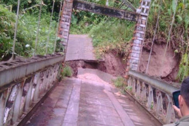 ¡POBRE GENTE! Más de 6 mil personas quedaron aisladas en Táchira tras fuertes lluvias (tienen más de 30 horas sin luz)