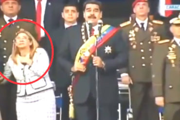 ¡URGENTE! Situación irregular en desfile de la GNB que presidía Maduro (se oyó estruendo y hubo estampida de militares)