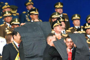 ¡Y SE LO TRAEMOS! El detalle que pocos vieron: Militares del alto mando no movieron un dedo durante “atentado” contra Maduro (+Video)