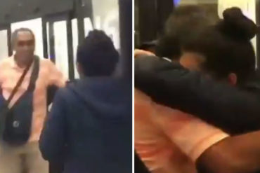 ¡PARA LLORAR! Fue a buscar a su papá al aeropuerto de Atlanta y su abuelo se le apareció de sorpresa (+Video emotivo)