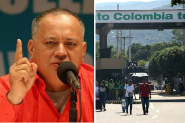 ¡SÍ, LUIS! Cabello aseguró que el «éxodo de colombianos» hacia Venezuela se incrementará: Estamos preparados para recibirlos (+Video)