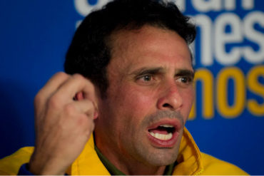 ¡INSISTENTE! Capriles evade las críticas y reitera su posición: Yo sí quiero una solución política efectiva y realista