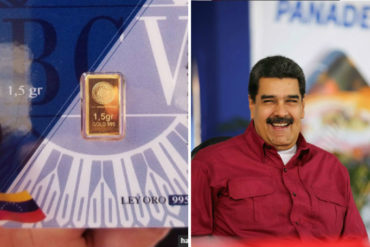 ¡MAYOR DESCARO! Maduro sobre la venta de lingotes: «Con lo que me queda de ahorritos compraré un certificado de oro»