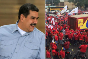 ¡AH, OK! Chavistas marcharán para “respaldar” la mega devaluación que anunció Maduro