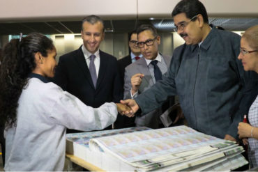 ¡SI TÚ LO DICES! Según Maduro los billetes del nuevo cono monetario se imprimieron en Venezuela (+Video)