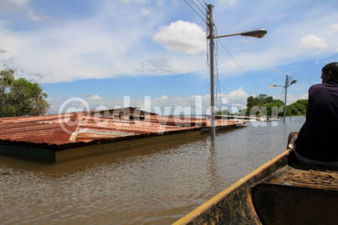 ¡QUÉ PELIGRO! El video que muestra la descomunal crecida del río Orinoco (cientos de familias afectadas)