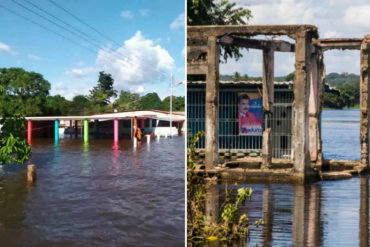 ¡TERRIBLE! Las preocupantes imágenes de El Almacén y San Félix sumergidos en el agua por torrenciales lluvias (van más de 17 mil afectados)