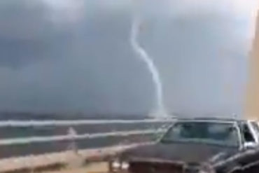 ¡NO LO CREERÁS! El increíble fenómeno natural que se registró en el Lago de Maracaibo (+Video impactante)