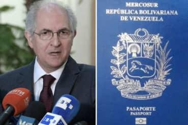 ¡FRONTAL! Ledezma se las canta a gobiernos que piden pasaporte a venezolanos: Están rematando a un pueblo martirizado por la dictadura