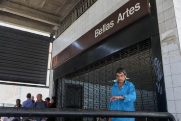 ¡LAMENTABLE! Mujer se lanzó a los rieles del Metro en la estación de Bellas Artes