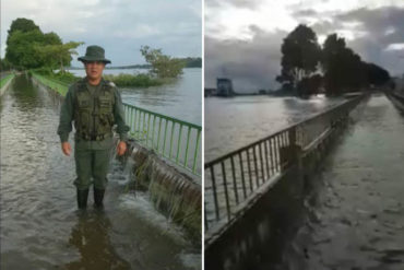 ¡IMPRESIONANTE! Así de inundado está el Paseo Orinoco tras crecida del río (alcanzó una cota histórica de 18,30 metros) (+Video)