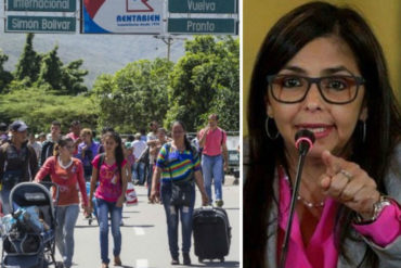 ¡QUÉ DESCARO! Delcy Rodríguez: Venezuela es el país con menor flujo de migrantes de América Latina