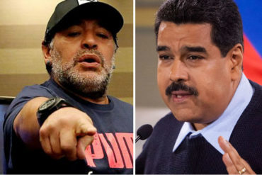 ¡NO ME DIGAS! Maradona expresó su solidaridad tras supuesto atentado: «Atentar contra Maduro es atentar contra el pueblo»