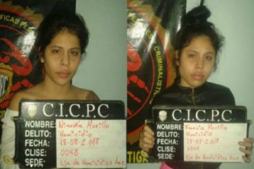 ¡LE CONTAMOS! Le pusieron los ganchos a las hermanas Morillo por el asesinato de un policía en Anzoátegui