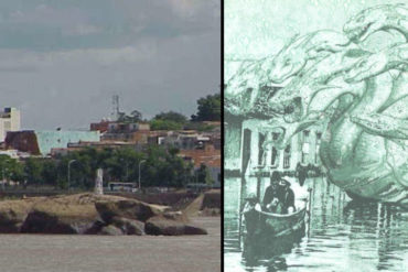 ¡INTERESANTE! Los misterios que rodean a la Piedra del Medio del río Orinoco (+Monstruo «Hidra» +Fosa profunda)