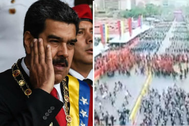 ¡AY, POR FAVOR! El mal chiste de Maduro tras supuesto atentado: “Observé que todos los soldados estaban firmes» (+Video)