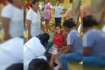 ¡DESIDIA! No la atendieron en el hospital y dio a luz en plena vía pública de Maracaibo (+Video)