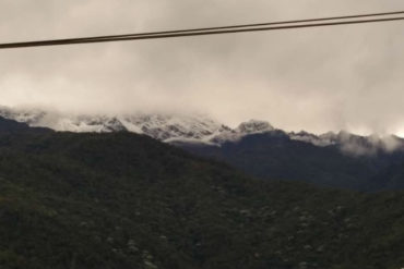 ¡SE LAS MOSTRAMOS! Espectaculares fotos de la nevada que cayó en el páramo La Culata y la Sierra Nevada de Mérida