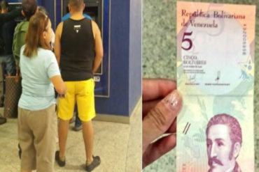 ¡ERA DE ESPERARSE! Reportan largas colas en cajeros Mercantil del Centro Comercial Líder (solo se pueden retirar 10 bolívares soberanos)