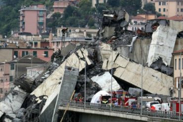 ¡LEA! Esta es la razón por la que familiares de los muertos del derrumbe en Génova se niegan a participar en el funeral