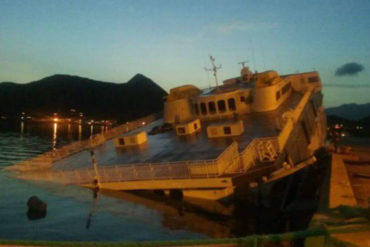 ¡LOS REVENTARON! Se hundió el único barco de Conferry que estaba operativo y los tuiteros descargaron con todo al gobierno