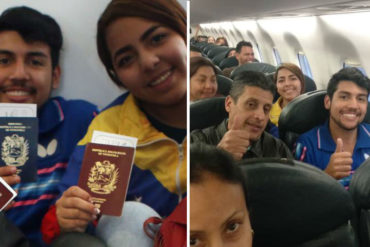 ¡MÍRALOS! Así de «felices» aterrizaron los venezolanos provenientes de Perú (aseguran que es puro «show» de la cúpula) (+Video +Fotos)