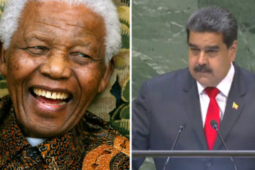 ¡EL COLMO! Maduro se comparó con Nelson Mandela en la ONU (dijo que él también fue “sancionado” y lo estallaron)