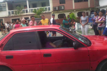 ¡HORRIBLE! Mataron a pareja dentro de un carro y frente a su hijo en Guarenas