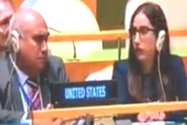 ¡HARTOS! La cara de los representantes de EEUU cuando Maduro daba su discurso cargado de cínicas mentiras (+Video)