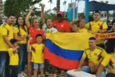 ¡NO LE GUSTARÁ! El mensajito que la afición colombiana le envió a Maduro antes del juego amistoso contra Venezuela (+Video)