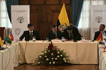 ¡TE LO CONTAMOS! Estos dos países recularon y no firmaron la Declaración de Quito (el documento exhorta al gobierno venezolano a recibir ayuda)