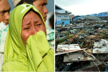 ¡QUÉ TRAGEDIA! Sube a 1.407 el número de muertos por el terremoto y el tsunami en Indonesia