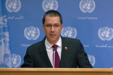 ¡VEAN! El saludo jala jala de Arreaza a María Espinoza, la primera mujer latina en presidir la Asamblea de la ONU (Video + Lo estallaron)