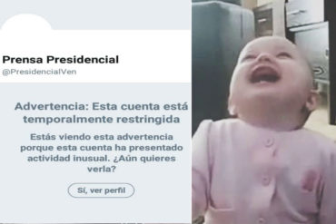 ¡POR CÍNICOS! “Justicia divina”: Las reacciones por el bloqueo de la cuenta en Twitter de Prensa Presidencial (le dieron con todo a Jorge Rodríguez)