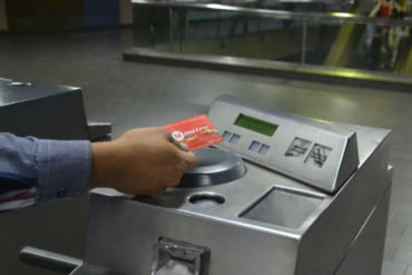 Anuncian aumento del precio de la tarjeta inteligente del Metro de Caracas (+El nuevo monto)