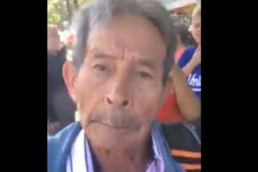 ¡TERRIBLE! El relato de un abuelo que viajó hasta Caracas para cobrar su pensión y se consiguió con el banco cerrado (no tiene pa’ regresarse) (+Video)