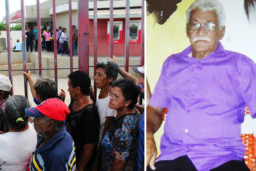 ¡QUÉ FUERTE! Abuelo murió el día de su cumpleaños cuando hacía una cola para cobrar la pensión